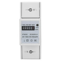 Električni brojilo DIN-Rail, elektronički mjerač kWh mjerač kWh, za dom