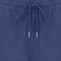 Solacol elastične strugove za žene Ženske hlače Ležerne prilike ženske hlače Elastična struka Žene Ležerne