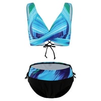 Swimjupmsuit kupaći kostimi za kupaće kostime odjeća plus veličina Ispis podstavljenih ženskih kupaćih
