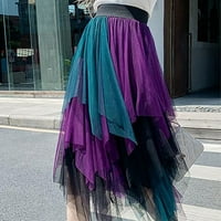 Mrat suknja ženska suknja midi dame proljeće ljetni pojas elastična visoka struka dugačke muške suknje