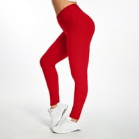 Teretne hlače sa visokim strukom Žene Yoga Bubble High Squik Fitness Vežbanje Podizanje trčanih joga pantalona