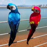 Umjetni papagaji simulirane perje ptice vrtlarstvo rekviziti zanata ukras lažnog ptica ukrasnog papagajnog modela za kućnu kancelariju