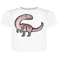 Pixel Art Raptor Dinosaur Tee Muške -Image by Shutterstock