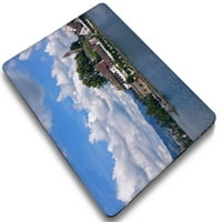 Kaishek plastični poklopac tvrdog papira samo kompatibilan izdanje MacBook PRO S XDR Display Touch ID + crni poklopac na tastaturi: Neborija Sky 0389