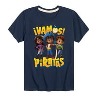 Santiago iz mora - Vamos Piratas - grafička majica mališana i mladih kratkih rukava