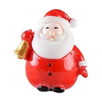 Božićne minijaturne figurice, mini smola Santa ukras za DIY božićni ukras