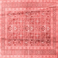 Ahgly Company Zatvoreni kvadrat Perzijski Crveni tradicionalni prostirci područja, 4 'kvadrat