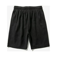 CLLIOS Workout Shorts Muške modne klasične Twill opuštene fit Ležerne haljine džepove hlače