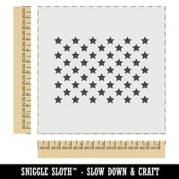 Zvijezde američkoj zastavi SAD Sjedinjene Države DIY Cookie Wall Craft Stencil
