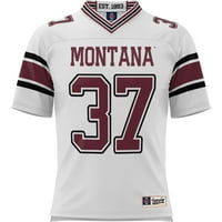 Muška izdanje # White Montana Grizzlies Fudbalski dres