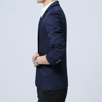 Muška modna odjeća za jedno dugme za samougorivanje poslovnog kaputa sa šargama i košuljama