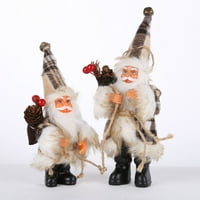 Božić Santa Claus Doll igračka božićna stabla ukrasi ukras Izvrsni za kućni Xmas Novogodišnji poklon
