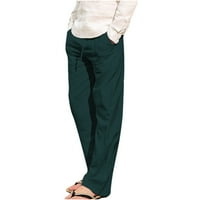 Modni muškarci i žene Udobne štampane hlače sa visokim strukom Duks hlače vojska zelena veličina S