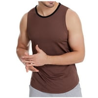 Vrhovi rezervoara za muškarce Ljeto majica bez rukava Basic Tees Atletic Workout Trčanje mišićnih vrhova