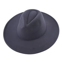 Adviicd Cool kape za žene Unise modni čvrsti u boji Britanci Veliki vuneni džez šešir