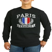 Cafepress - Pariz Francuska - tamna majica s dugim rukavima