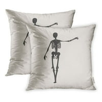 Anatomija Human skelet koji pozira Halloween Party Design Backone Biology Body Bones Jastučnice za jastuk