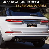 Šap Ispiše prednju licenčnu ploču poklopac metalni auto ploč ukrasni automobil Prednja licencna ploča Vanity Tag Aluminium Novelty Auto Automobil Board In Muškarca