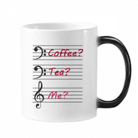 Muzički simbol kafe čaj čaja za čaj Spectrum Mjenjač Promjena boje u boji morpiranje toplotne osjetljivo