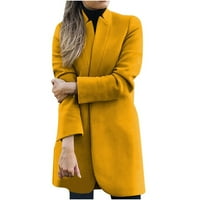 Dezed Ženska moda Zimski rovovi kaputi odolijevanje modne žene jakna od vunene kapute dame toplo dugački