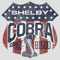 Ženska Shelby Cobra G.T. Američki logo Racerback Tank top bijelo Heather Male