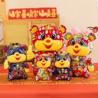 TIGER Plish igračka Nova godina Plistija igračke etničke stile Zodijac Tiger Masko za ukrašavanje festivalskog poklona