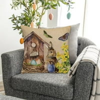 Wofedyo Uskrsni ukrasi Uskršnji jastučnice dnevni boravak Sofa za kauč na razvlačenje jastučnice jastučni
