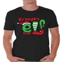 Awkward Styles Grandp Elf Majica Porodica Elf Božićne majice za djed Funny Elf Grandpa Božićna majica
