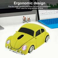 Taluosi bežični miš ergonomski ugodno za korištenje oblika automobila bežični prijemnik za igranje za