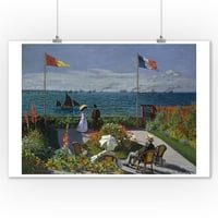 Jardin a sainte-adresa - remek-djelo Classic - Umjetnik: Claude Monet C
