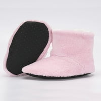 Žene Muškarci Tople papuče Unizirane plišane obložene zimske čizme Kids Fluffy House Cipele Pink US