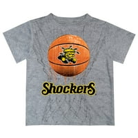 Toddler Heather Grey Wichita State Shockers kapljajući košarkašku majicu