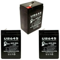 - Kompatibilni lagani alarmi 2FL baterija - Zamjena UB univerzalna zapečaćena olovna kiselina - uključuje