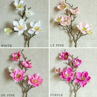 Umjetno lažno cvijeće Cvijeće magnolije cvjetni simulacijski cvijet za vjenčanje Bouquet Party Party