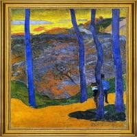 Paul Gauguin Plava stabla - 16 20 uokvirena premium platna ispis