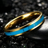 Unizirati abalone shell volfram vjenčani prsten za vjenčanje pozlaćeni prsten za angažiranje
