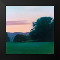 Caldwell, Carolyn Black Moderni uokvireni muzej Art Print pod nazivom - travnjak u sumrak