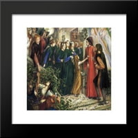Beatrice, sastanke Dante na svadbenoj blagdani, negira mu njezinu pozdravu uokvirenog umjetničkog tiska