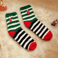 Lovehome FollureŽan Božićne čarape Slatke tople udobne čarape Početna Čarapa