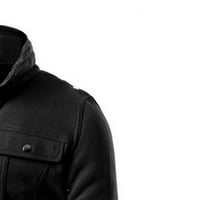 Munlar plus veličina jakna- jesenska modna boja Uklapanje džemper, Ležerne prilike muški zimski kaput
