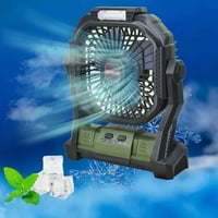 Giligiliso Kamp ventilator za punjenje Stepless brzine Kontrola brzine Desktop Mali ventilator Viseće