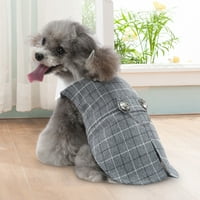 Jiaroswwei kućna haljina Bowknot kravata za pričvršćivanje remena pulover kućnog ljubimca štene bez