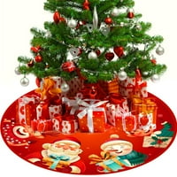 Božićna suknja, sretan božićni ukrasi crveni mali Xmas Call Call Božić dekor, snježna pahuljica Creative