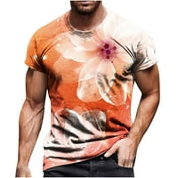 Grafičke majice za muškarce vježbanje mišića majica modni ispis Pulover TOP Ljetni sportski fitness