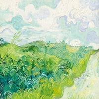 Zelena pšenična polja, Auvers �_ Poster Print Vincent Van Gogh 53766
