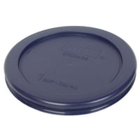 Pyre 1-čaša čista zdjelica za hlađenje sa šumom i 7202 pc plavi plastični poklopac