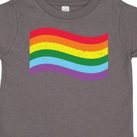Inktastična zastava ponosa u grunge poklon dječački majica malih majica ili majica mališana