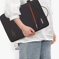 Torba za laptop uredski materijal iner torba za laptop torba za prijenos računala, torba s kaišem na rame, ultra tanki kolica za muškarce i ženske torbe univerzalno crno na čišćenju
