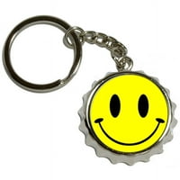 Osmjeh Smiley lica, pok-ploča od metalnog otvarača za boce tipke za ključeve ključeva