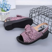 OAVQHLG3B haljina sandale za žene čišćenje ljetnih čvorova sandale za ženske ribe usta modne sandale